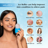 KLOY Ice Roller for Face, Neck, Body, Puffy Eyes and Facial Skin Care (Random Color)