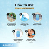 KLOY Ice Roller for Face, Neck, Body, Puffy Eyes and Facial Skin Care (Random Color)