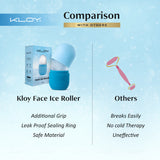 KLOY Ice Roller for Face, Neck, Body, Puffy Eyes and Facial Skin Care (Random Color)