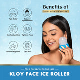 KLOY Ice Roller for Face, Neck, Body, Puffy Eyes and Facial Skin Care (Random Color)