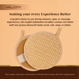 KLOY Natural Ramie Bath Loofah Scrubber Exfoliator, Made of 100% Natural Ramie Fibre (Pack of 2)