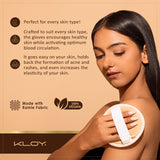 KLOY Natural Ramie Bath Loofah Scrubber Exfoliator, Made of 100% Natural Ramie Fibre (Pack of 2)