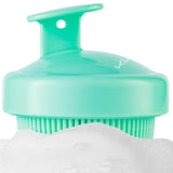 KLOY Bath & Shower Massager Body Brush With Soft Silicone Bristles (Green)