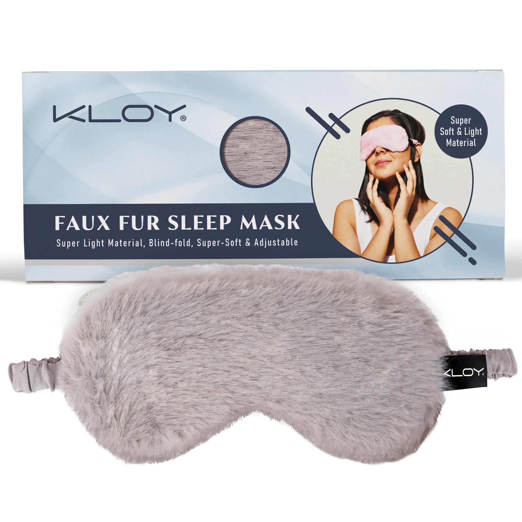 KLOY 100% Mulberry Silk Sleep Eye Mask, Super Smooth for Blind Fold