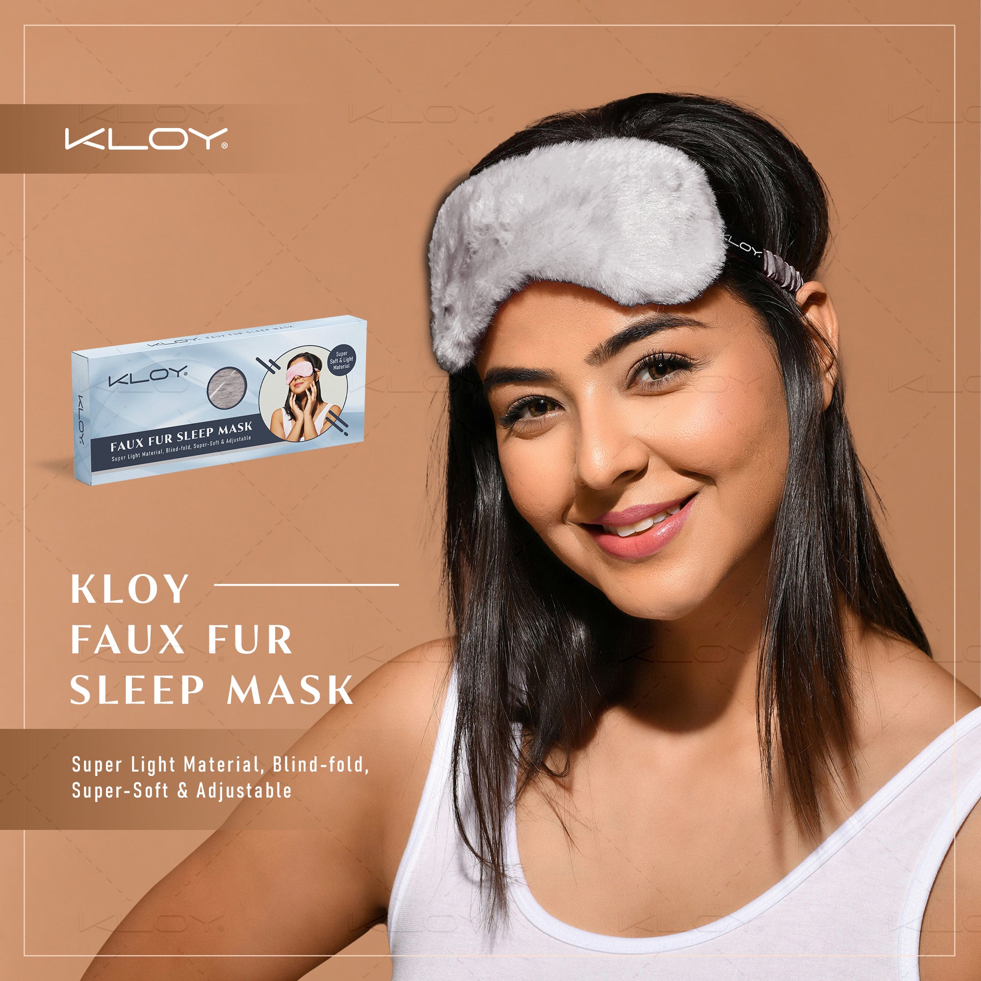 KLOY 100% Mulberry Silk Sleep Eye Mask, Super Smooth for Blind Fold