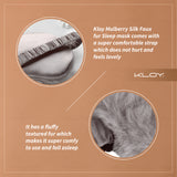 KLOY 100% Mulberry Silk Sleep Eye Mask, Super Smooth for Blind Fold