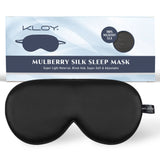 KLOY 100% Mulberry Silk Sleep Eye Mask, Super Smooth for Blind Fold