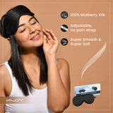 KLOY 100% Mulberry Silk Sleep Eye Mask, Super Smooth for Blind Fold
