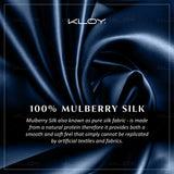KLOY 100% Mulberry Silk Sleep Eye Mask, Super Smooth for Blind Fold