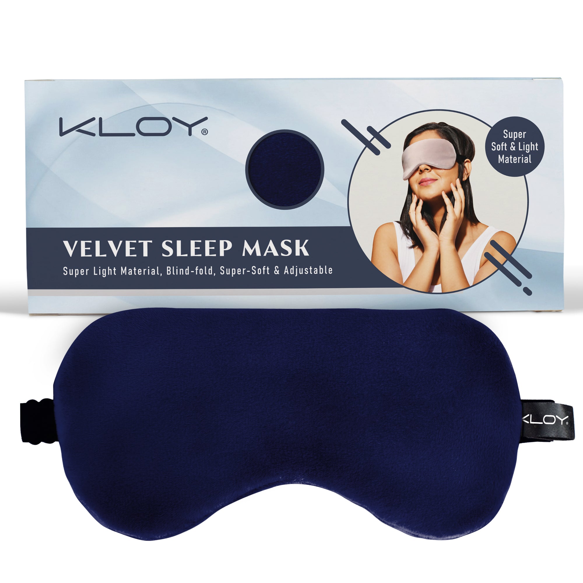 KLOY 100% Mulberry Silk Sleep Eye Mask, Super Smooth for Blind Fold