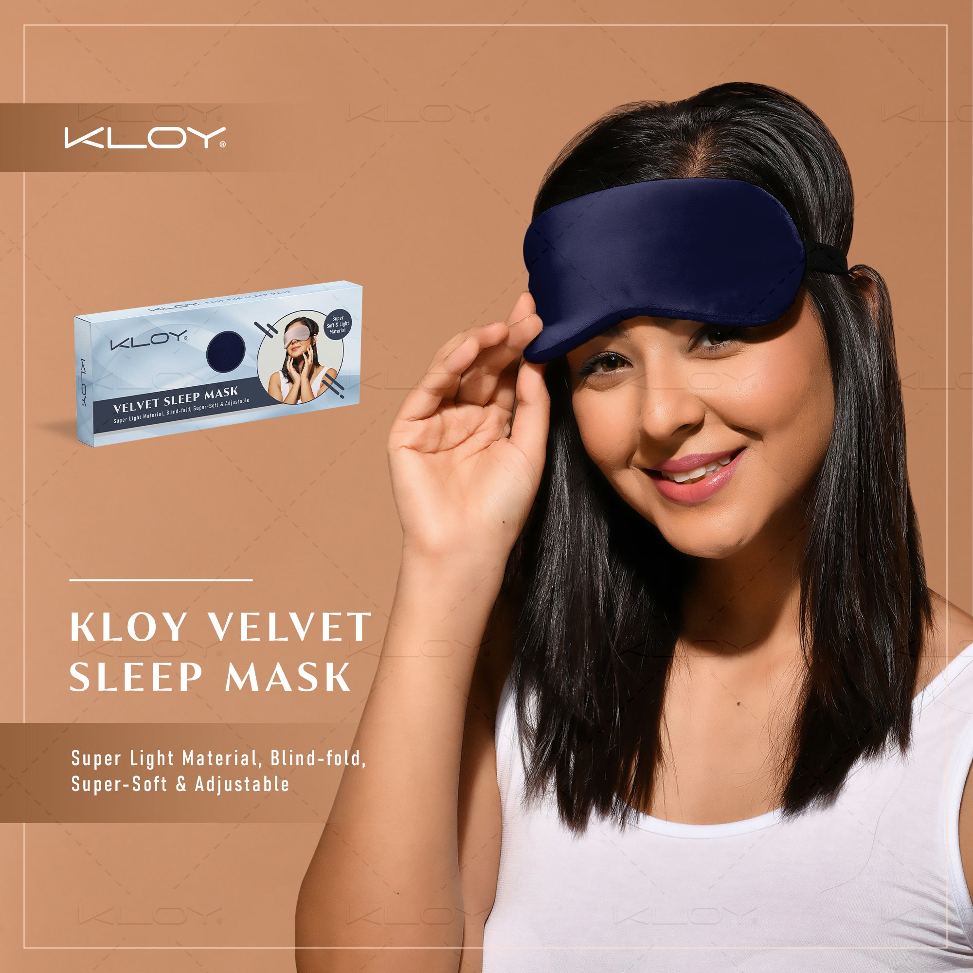 KLOY 100% Mulberry Silk Sleep Eye Mask, Super Smooth for Blind Fold