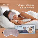 KLOY 100% Mulberry Silk Sleep Eye Mask, Super Smooth for Blind Fold