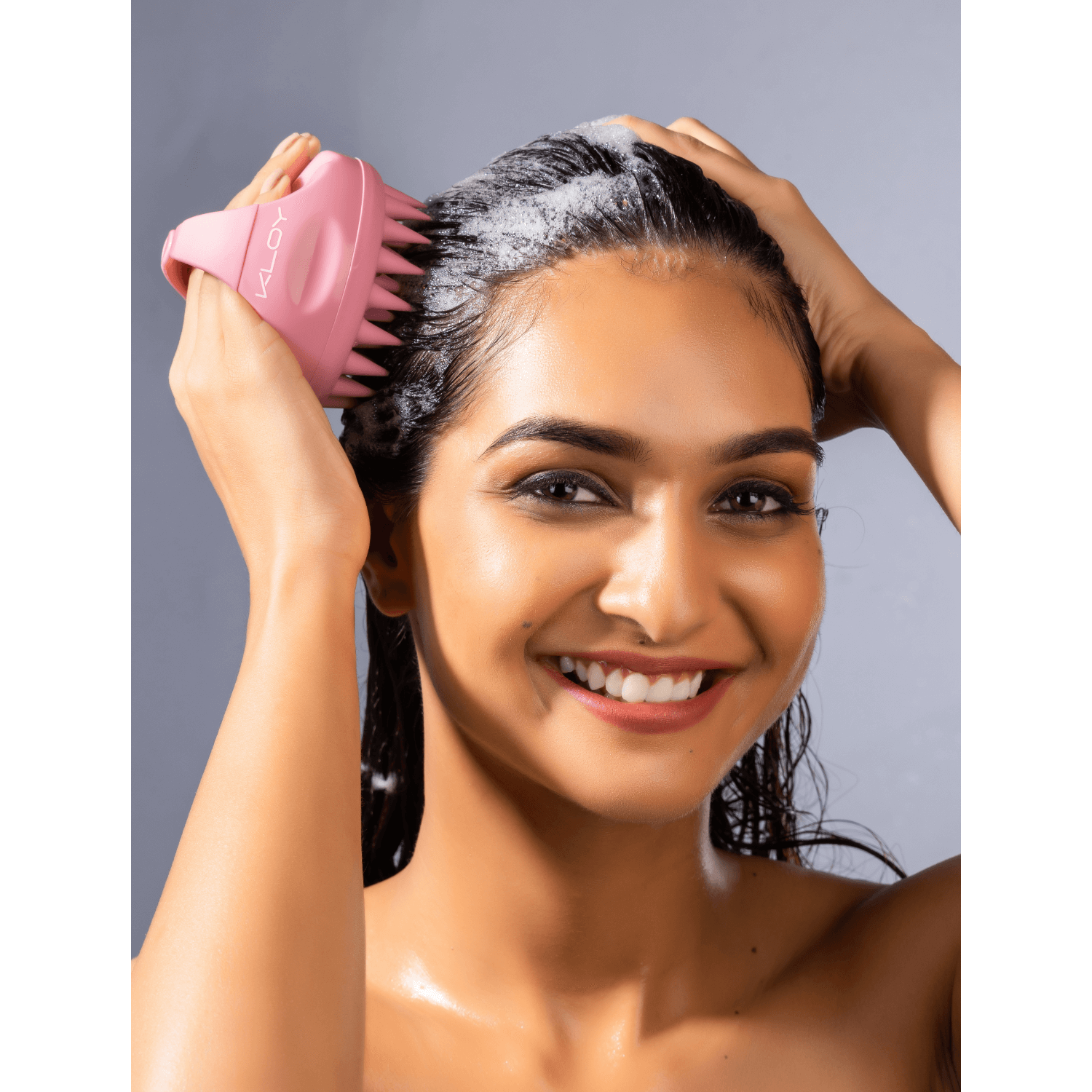 Combo of Kloy Hair Massage Brush - Sky Blue & Pink