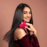 Kloy Hair Massage Brush - Red