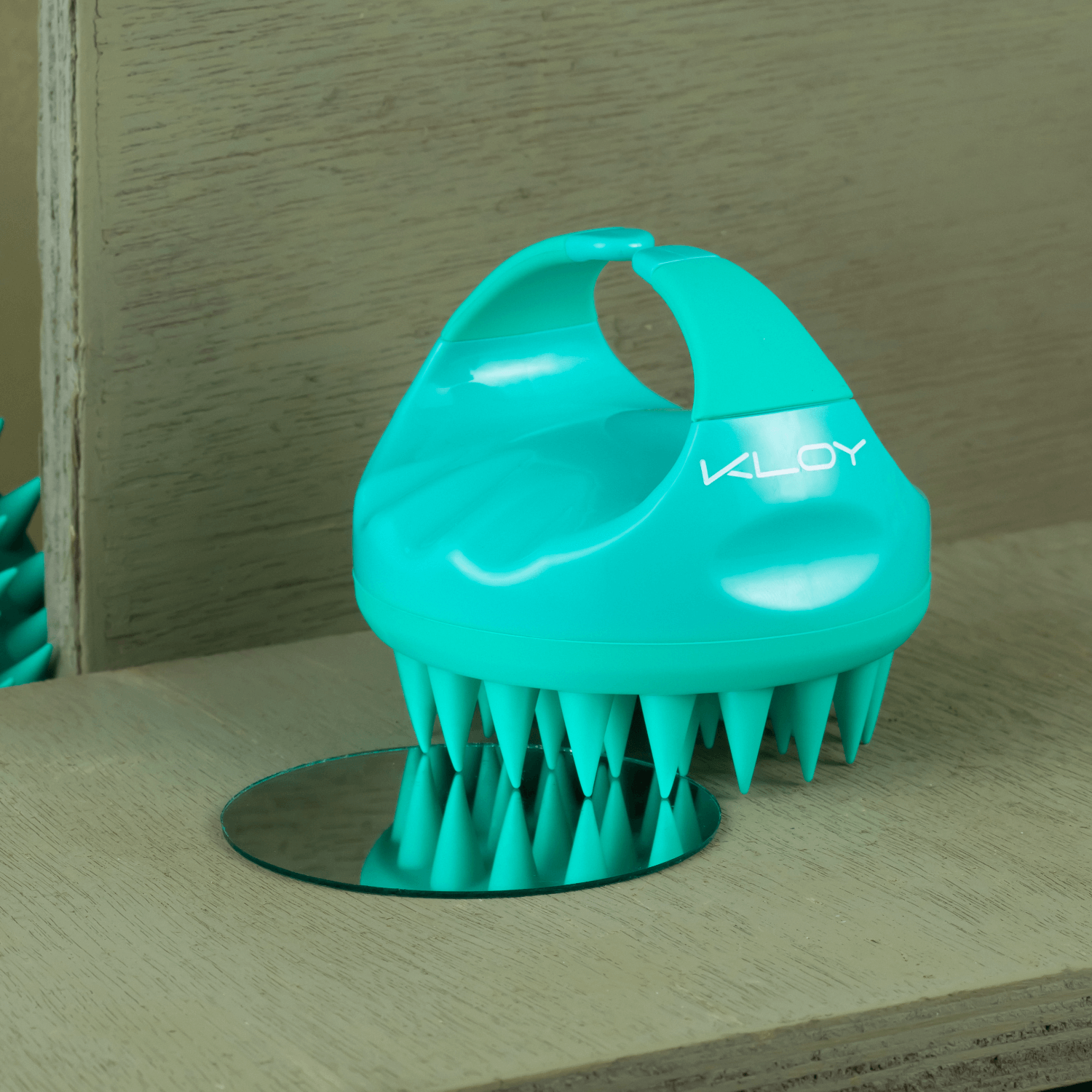 Combo of Kloy Hair Massage Brush - Green & Purple