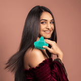 Combo of Kloy Hair Massage Brush - Green & Purple