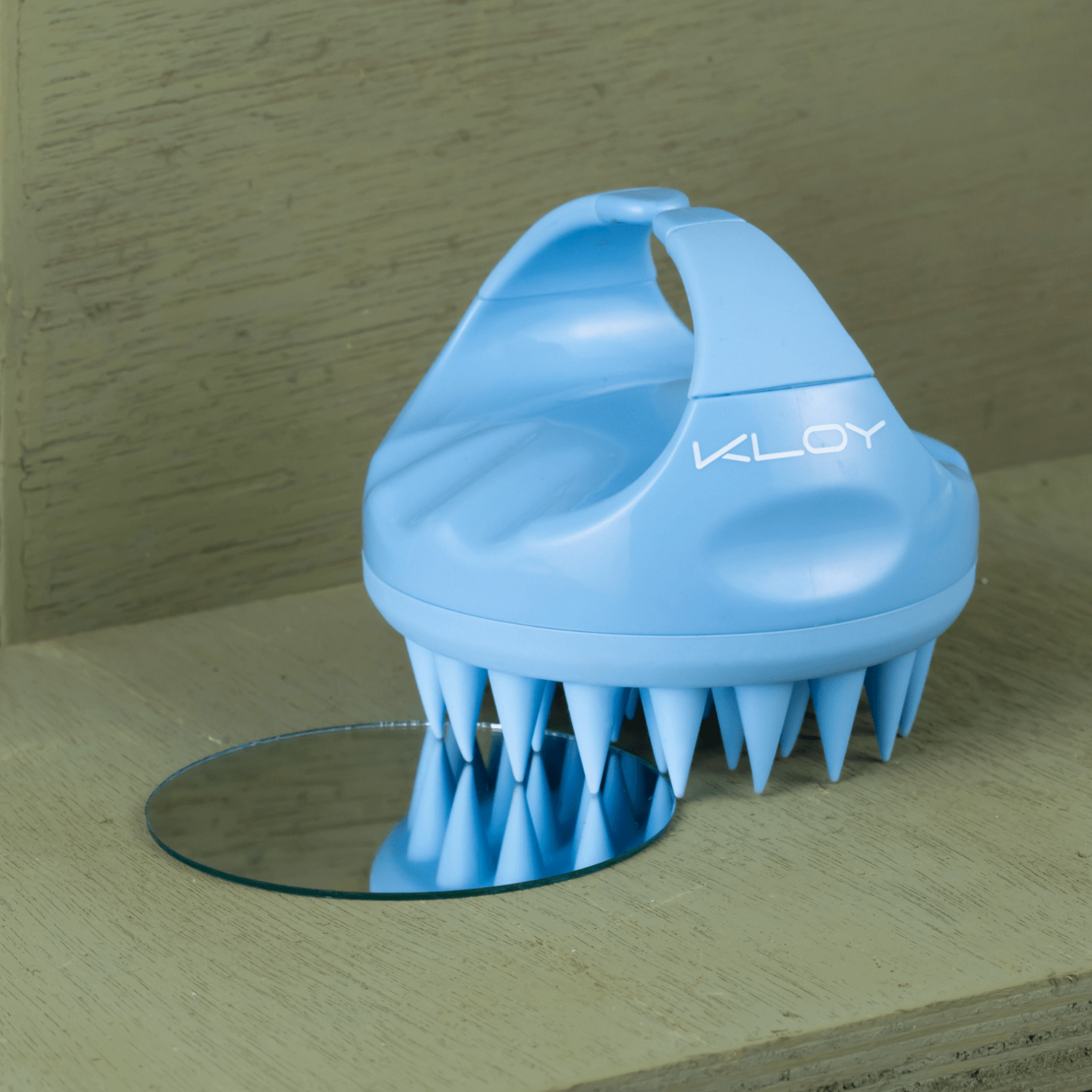 Combo of Kloy Hair Massage Brush - Sky Blue & Red