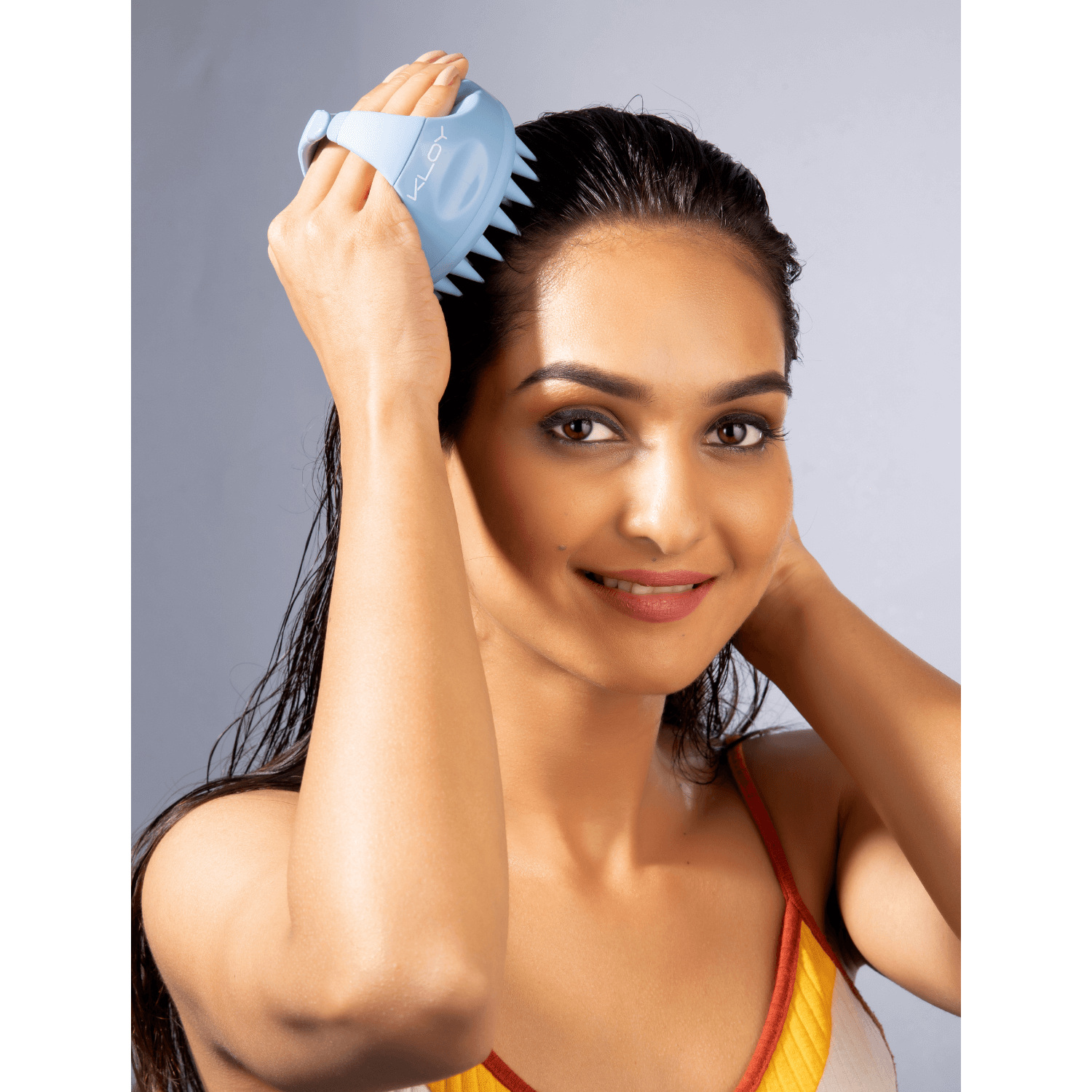 Kloy Hair Massage Brush - Sky Blue