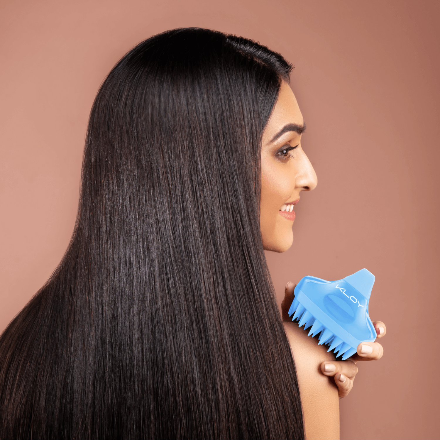 Kloy Hair Massage Brush - Sky Blue