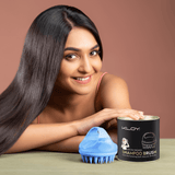 Combo of Kloy Hair Massage Brush - Purple & Sky Blue