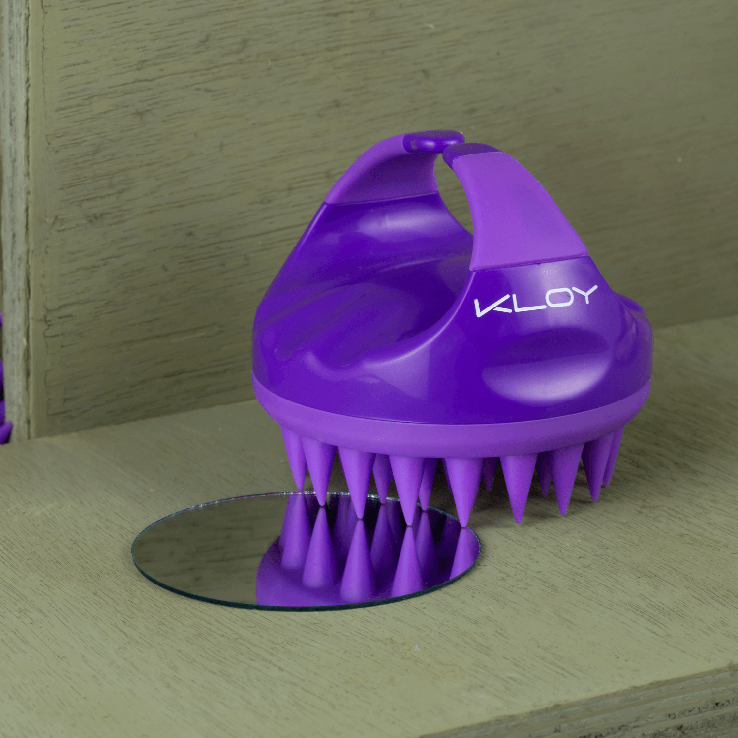 Combo of Kloy Hair Massage Brush - Purple & Sky Blue