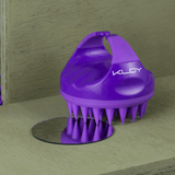 Combo of Kloy Hair Massage Brush - Purple & Black