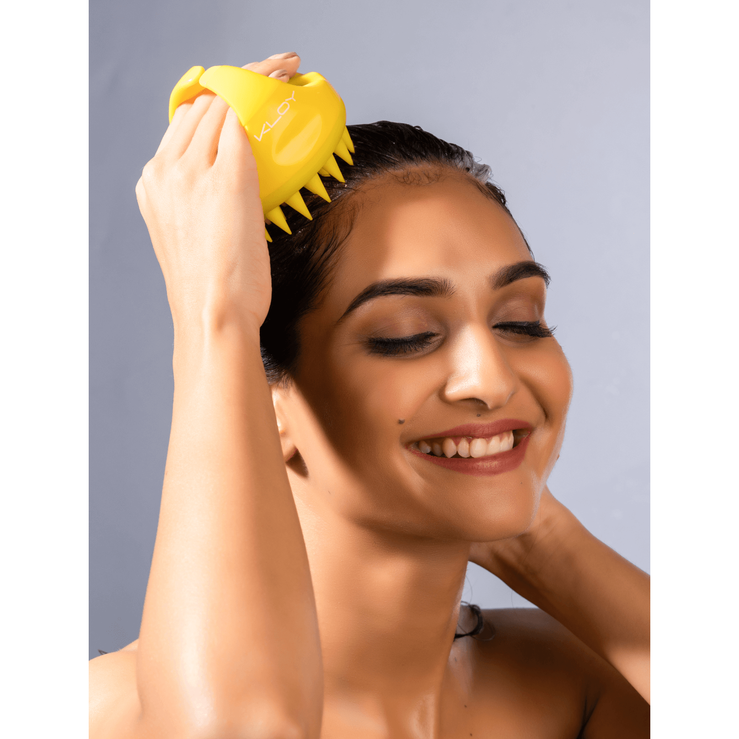 Kloy Hair Massage Brush - Yellow