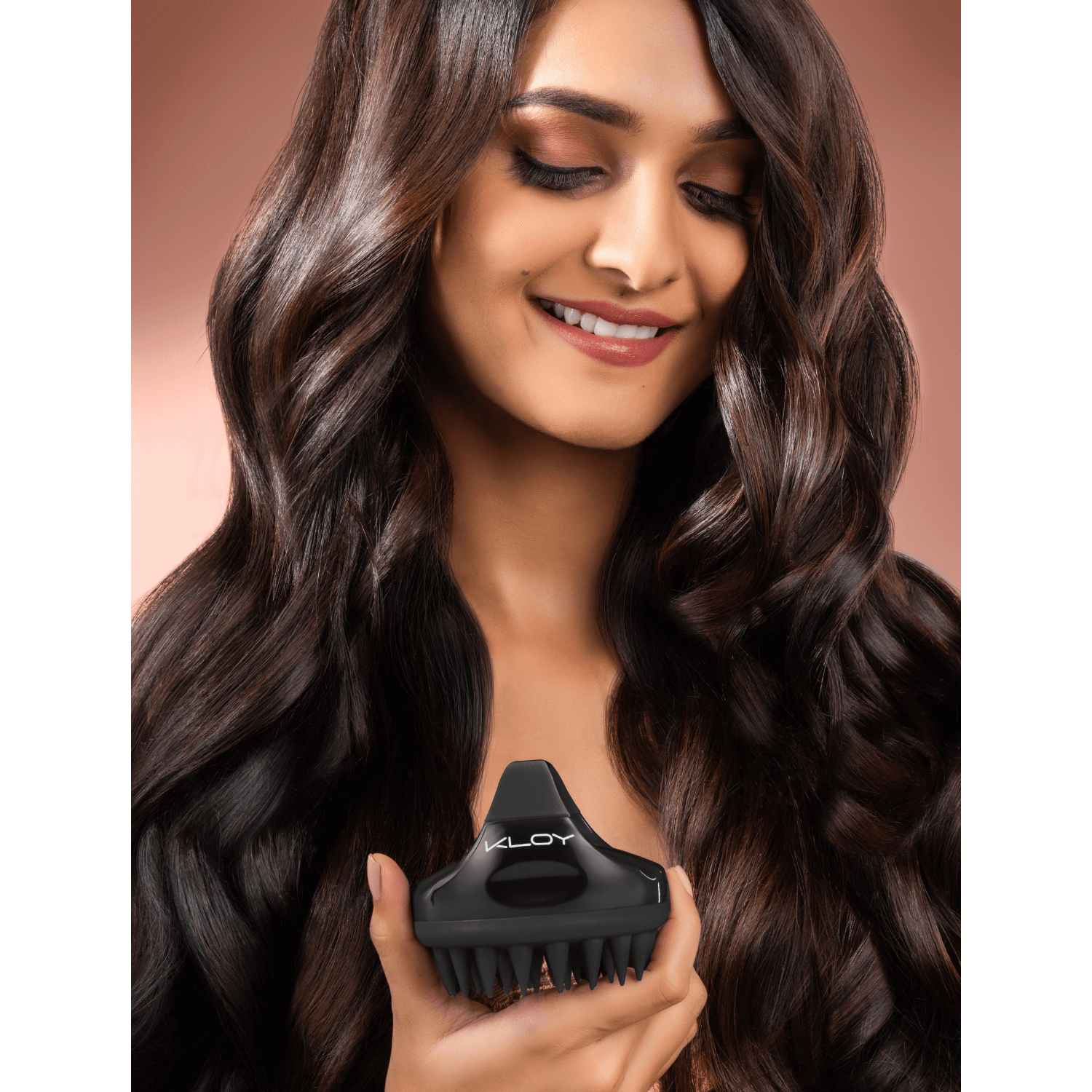 Kloy Hair Massage Brush - Black