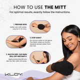 KLOY Korean Style Bath Mitt for Exfoliation & Body Cleanser, Made of 100% Viscose Rayon Fibre