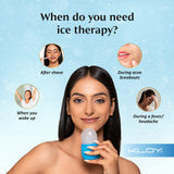 KLOY Ice Roller for Face, Neck, Body, Puffy Eyes and Facial Skin Care (Random Color)