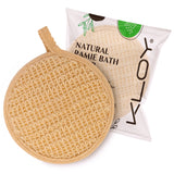KLOY Natural Ramie Bath Loofah Scrubber Exfoliator, Made of 100% Natural Ramie Fibre (Pack of 1)