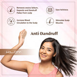 KLOY Round Hair Scalp Massager Shampoo Brush, Super Soft Bristles,  Anti-Dandruff-Textured Beige