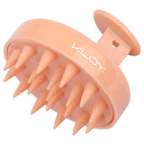 KLOY Round Hair Scalp Massager Shampoo Brush, Super Soft Bristles,  Anti-Dandruff-Textured Peach