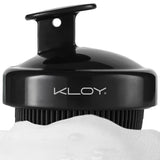 KLOY Bath & Shower Massager Body Brush With Soft Silicone Bristles (Black)