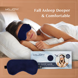 KLOY 100% Mulberry Silk Sleep Eye Mask, Super Smooth for Blind Fold