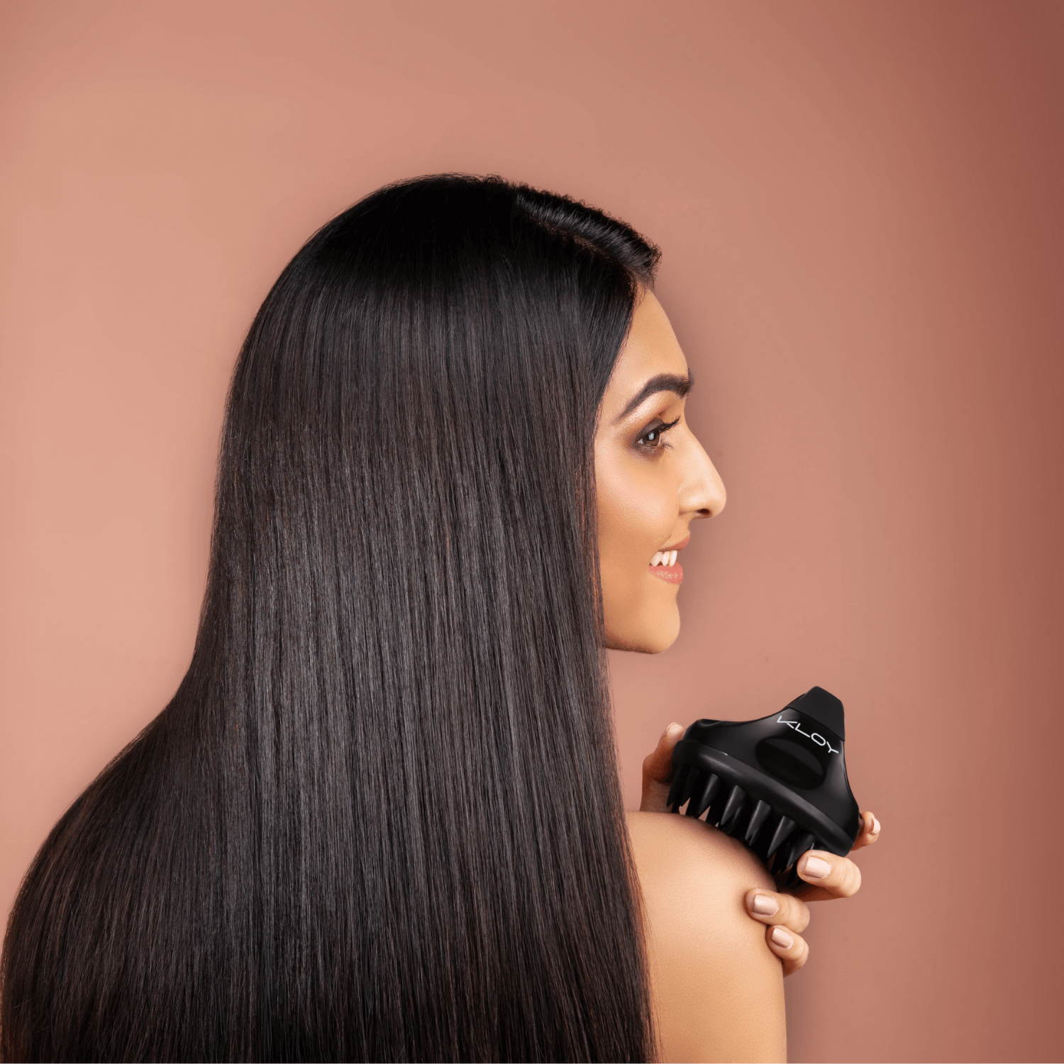 Kloy Hair Massage Brush - Black