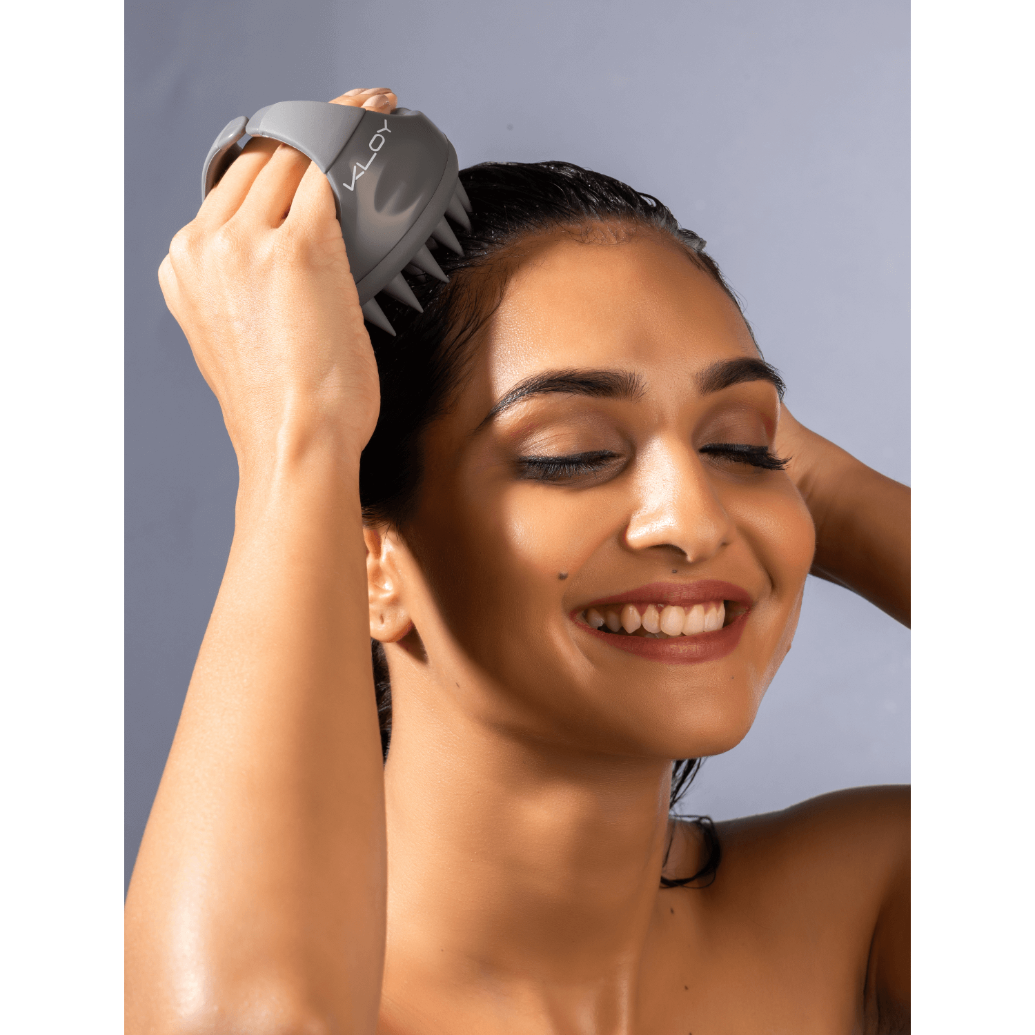 Kloy Hair Massage Brush - Grey