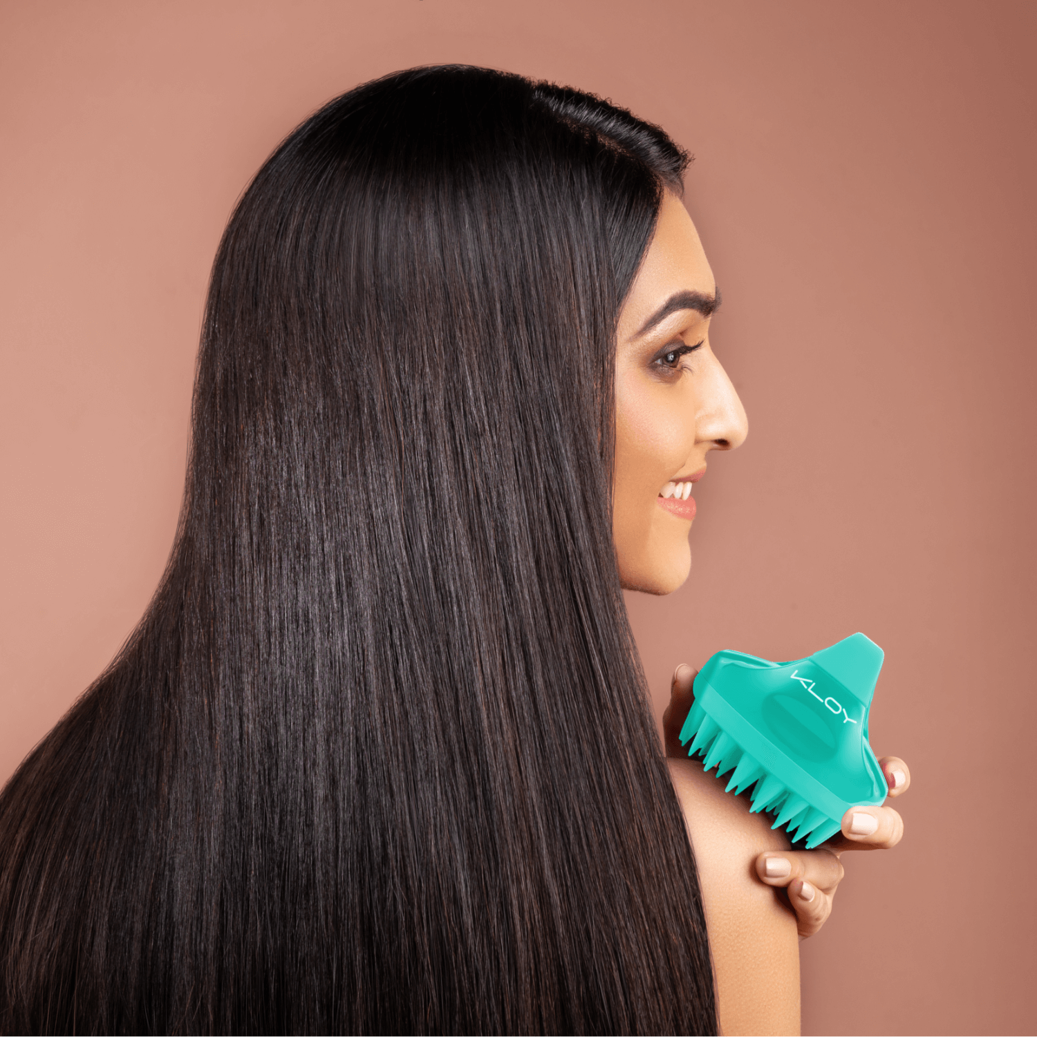 Kloy Hair Massage Brush - Green