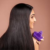 Combo of Kloy Hair Massage Brush - Green & Purple