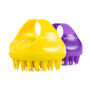 Combo of Kloy Hair Massage Brush - Yellow & Purple